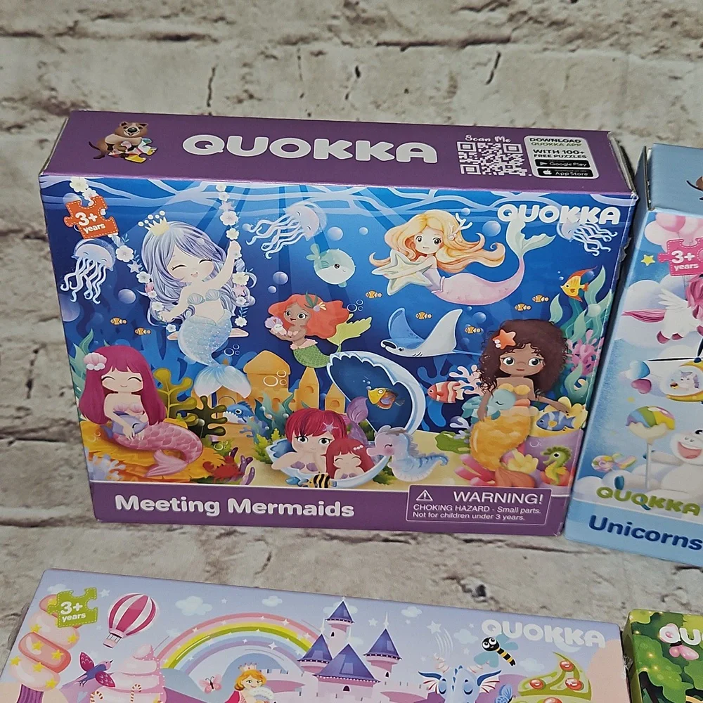 Quokka Princess Mermaids Faory Tale Unicorns 60 Piece Each‎